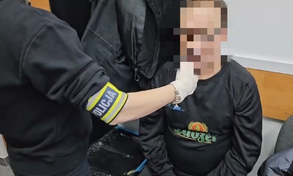 zatrzymany z policjantem