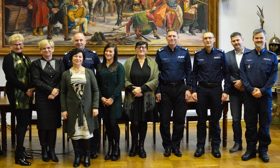 Przedświąteczne spotkanie z wdowami po poległych policjantach