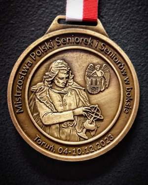 medal, który zdobyła starszy posterunkowy Patrycja Borys