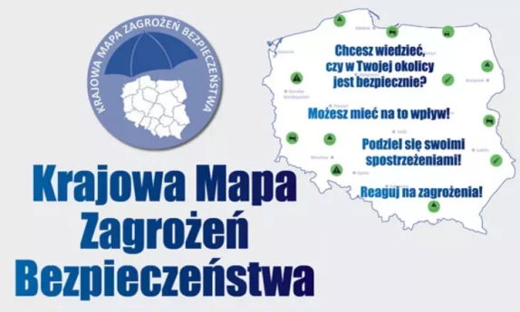 grafika z logo Krajowej Mapy Zagrożeń Bezpieczeństwa