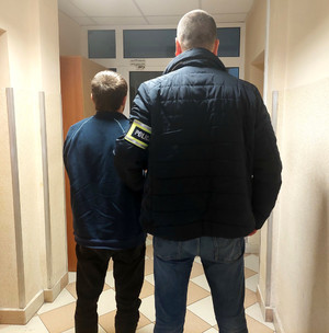 zatrzymany z policjantem