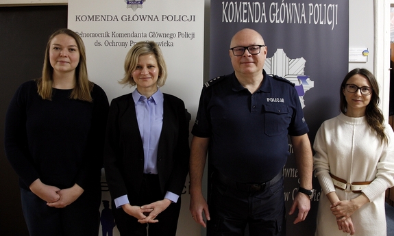 uczestnicy spotkania w KGP