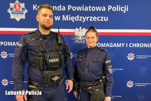 policjant i policjantka