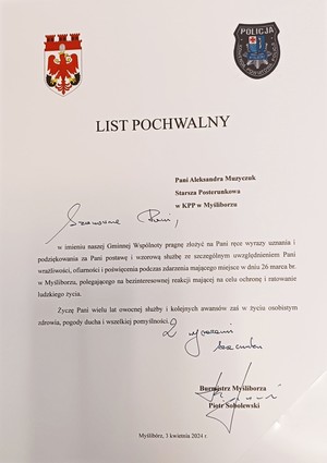 podziękowania