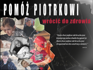 plakat z apelem o pomoc
