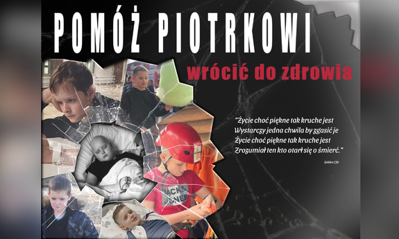 plakat z apelem o pomoc