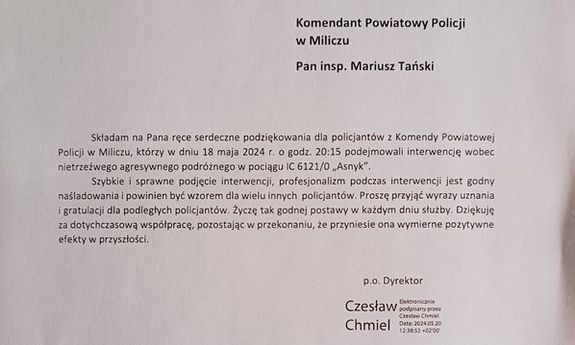 podziękowania