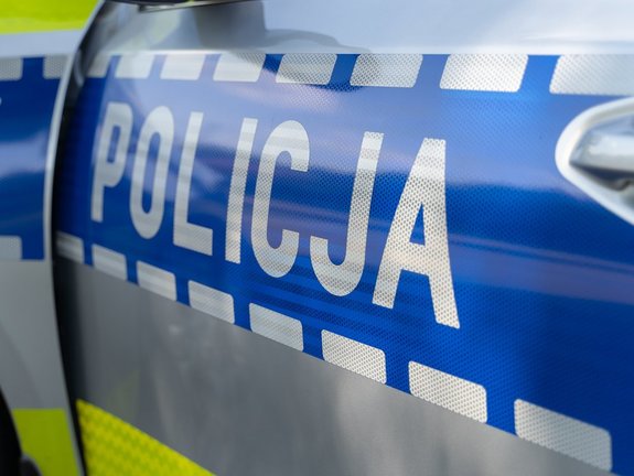 napis Policja