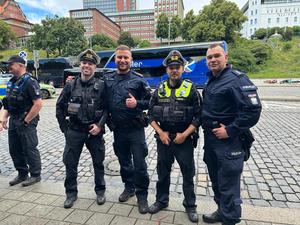 Polscy policjanci na EURO 2024