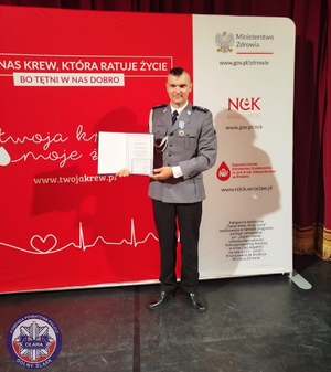 nagrodzony policjant