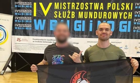 dwóch zawodników