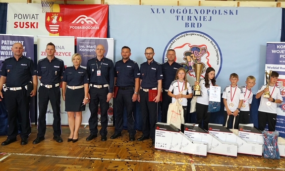 Policjanci z najlepszą drużyną w turnieju BRD w grupie młodszej