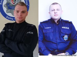 policjanci w mundurach