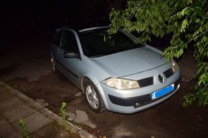 srebrny samochód marki Peugeot stojący przy drzewie