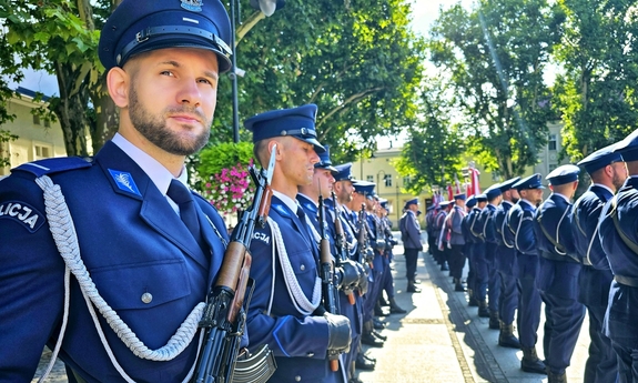 kompania reprezentacyjna podczas uroczystości