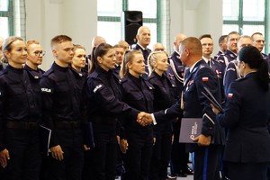 uczestnicy uroczystego ślubowania