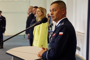 uczestnicy uroczystego ślubowania