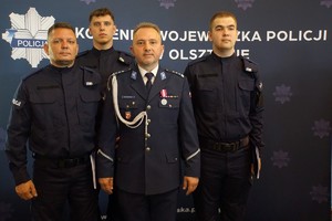 uczestnicy uroczystego ślubowania