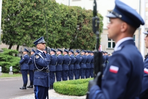 uczestnicy uroczystości z okazji Święta policji w KGP