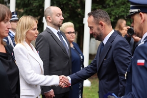 uczestnicy uroczystości z okazji Święta policji w KGP