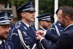 uczestnicy uroczystości z okazji Święta policji w KGP