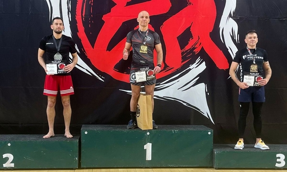 Policjanci z sukcesami na Mistrzostwach Polski No Gi Jiu Jitsu 2025 - sierż. szt. Adam Działowski.