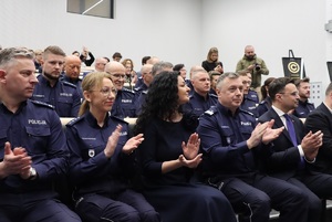 uczestnicy uroczystości wręczenie Złotych Blach.
