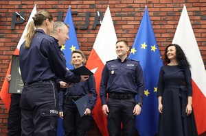 uczestnicy uroczystości wręczenie Złotych Blach.