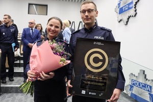 uczestnicy uroczystości wręczenie Złotych Blach.