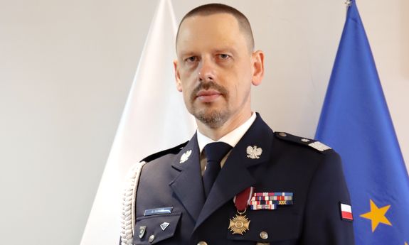 Komendant Główny Policji nadinsp. Marek Boroń.