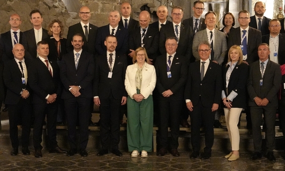 Uczestnicy nieformalnego Spotkania Europejskich Szefów Policji.