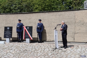 uroczystość odsłonięcia tablicy epitafijnej w Muzeum Więzienia Pawiak