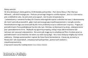 podziękowania.