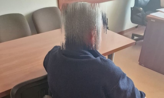 Zatrzymany mężczyzna.