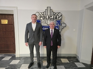 Wizyta delegacji z Azerbejdżanu w KWP we Wrocławiu.