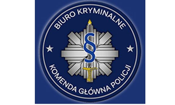 Logo Biura Kryminalnego Komendy Głównej Policji.