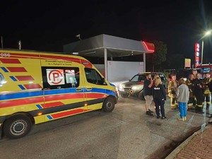 Funkcjonariusze  biorący udział w poszukiwaniach.