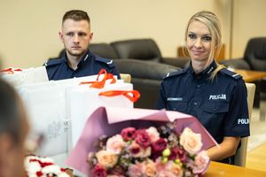 Spotkanie w MSWiA z policjantami z Mikołowa.