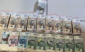 Na zdjęciu banknoty