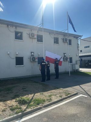 Ceremonia powitalna XXXVIII rotacji Jednostki Specjalnej Polskiej Policji w Kosowie.