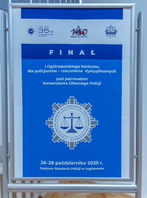 Oficjalne rozpoczęcie I Ogólnopolskiego konkursu dla policjantów - rzeczników dyscyplinarnych.