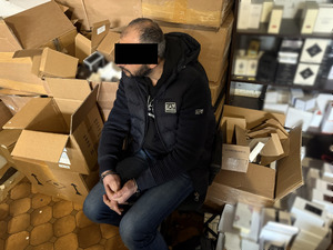 Zatrzymany mężczyzna.