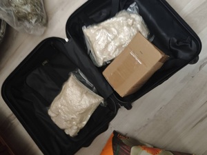 Zabezpieczone narkotyki w woreczkach