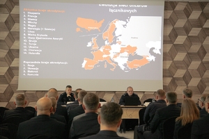 Uczestnicy odprawy z okazji 30-lecia oficerów łącznikowych.