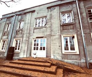 Budynek w którym ma powstać Ośrodek Szkolenia Policji.