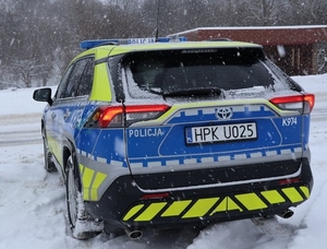 Radiowóz policyjny.