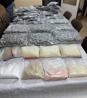 zabezpieczone narkotyki.