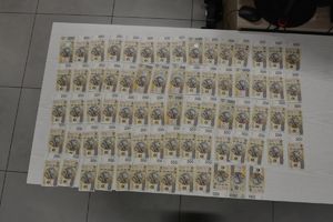 Rozłożone pieniądze.