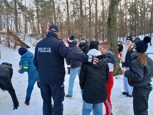 Kręci mnie bezpieczeństwo w zimie - edukacja i zabawa z Policją podczas ferii