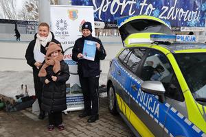 Kręci mnie bezpieczeństwo w zimie - edukacja i zabawa z Policją podczas ferii.